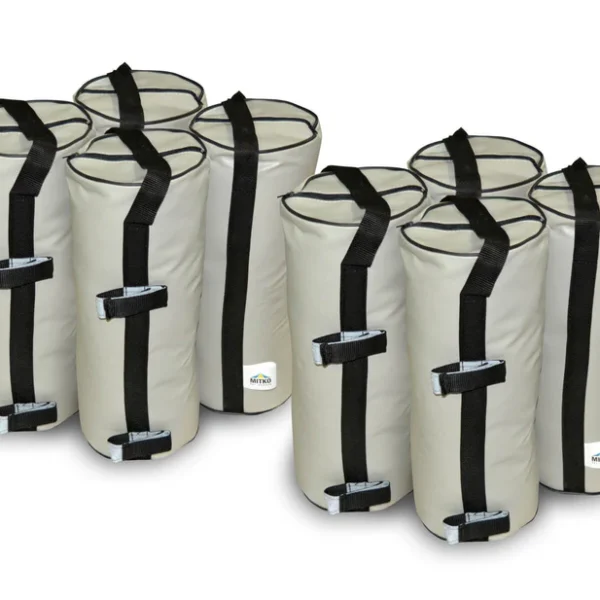 8 pískových závaží 16 kg pro nůžkové stany 3x4,5 a 4x6