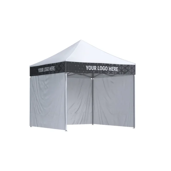 Nůžkový stan 3x3 Octa Go s potiskem 4 střešních límců + 3 bočnice bez potisku: Polyester