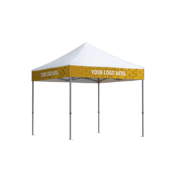 Nůžkový stan 3x3 Octa Pro s potiskem 4 střešních límců: Polyester