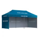 Nůžkový stan 3×6 Octa Optima II s potiskem, 3 bočnice s potiskem: Polyester