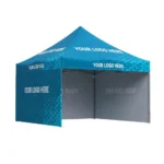 Nůžkový stan 4×4 Octa Pro s jednostranným potiskem: Polyester – SET