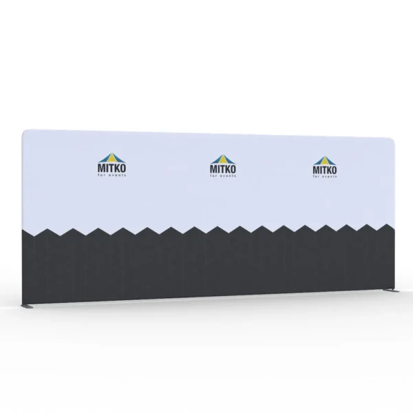 Rovná textilní stěna Wall Straight 6000 s celopotiskem