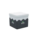 Skládací sedací kostka Origami 40 cm s celopotiskem: Polyester
