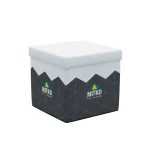 Skládací sedací kostka Origami 50 cm s celopotiskem: Polyester