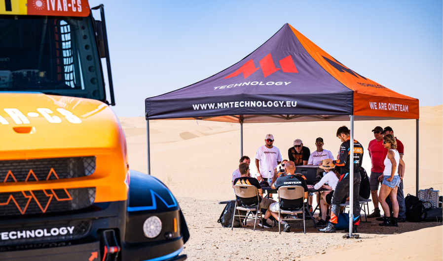 Nůžkový stan 3x3 Octa Go + 3 bočnice + sublimační celopotisk: Polyester 13 dakar
