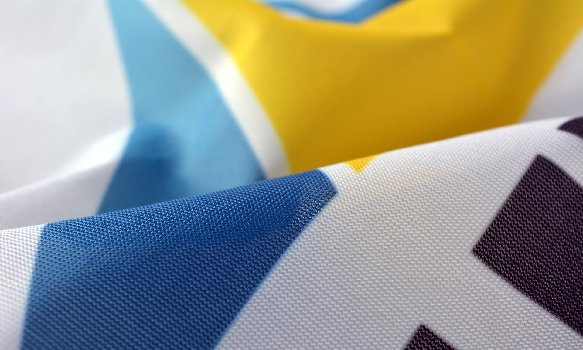 Reklamní slunečník 2,5x2,5 Granada s celopotiskem 19 Sublimační potisk na polyesteru