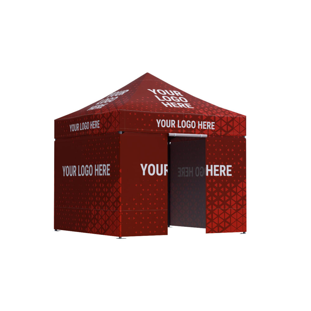 Nůžkový stan 3×3 Octa Pro LED s jednostranným potiskem: Polyester – SET - Image 2