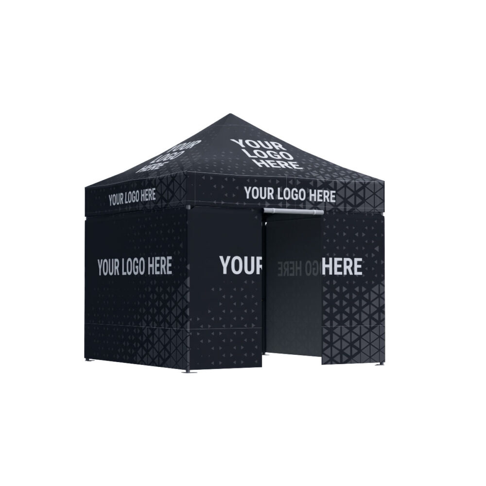 Nůžkový stan 3x3 Octa Go s jednostranným potiskem: Polyester - SET - Image 2