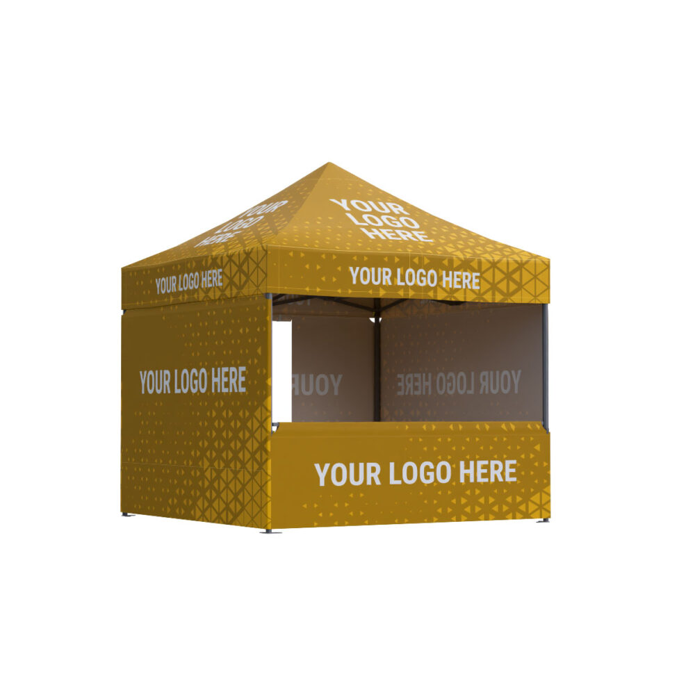 Nůžkový stan 3×3 Octa Pro s jednostranným potiskem: Polyester – SET - Image 3