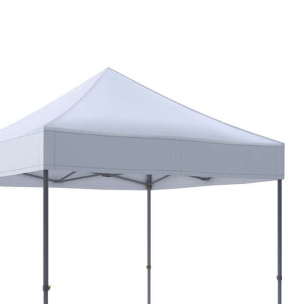 Střecha pro nůžkový stan 3×3 m z polyesteru bez potisku.