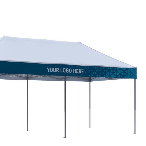 Střecha pro nůžkový stan 3×6 s potiskem na 4 limce.