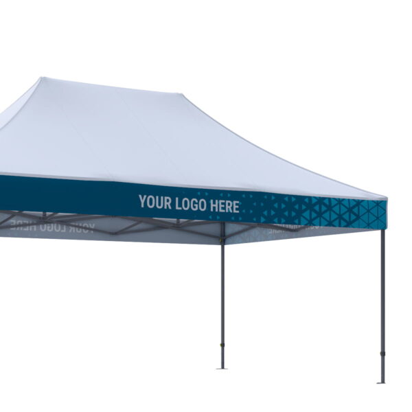 Střecha pro nůžkový stan 4×6 s potiskem na 4 limcích