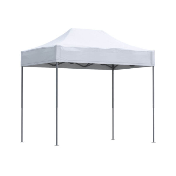 Bílý nůžkový stan 2×3 bez potisku – univerzální provedení