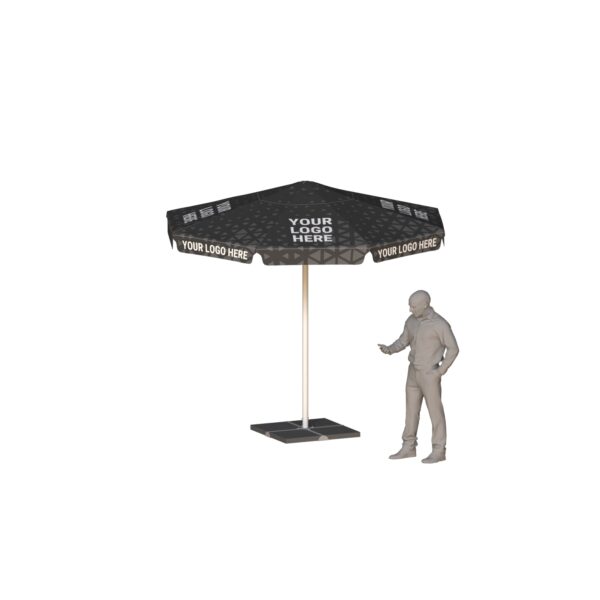 Reklamní slunečník ∅ 3 m San Carlos s celopotiskem